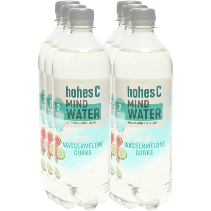 Hohes C Mind Water, 6er Pack (EINWEG) zzgl. Pfand