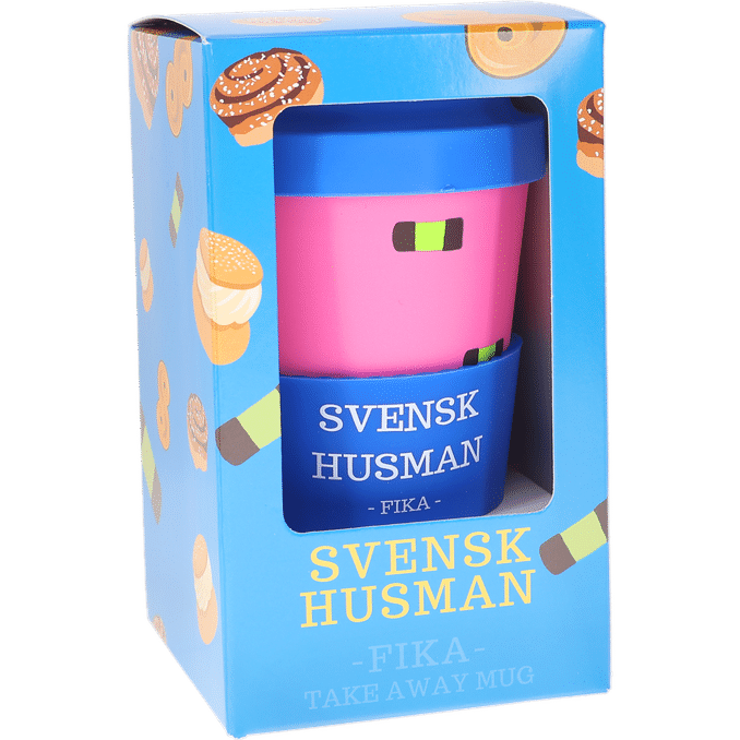 Svensk husman Matkamuki Sininen & Vaaleanpunainen