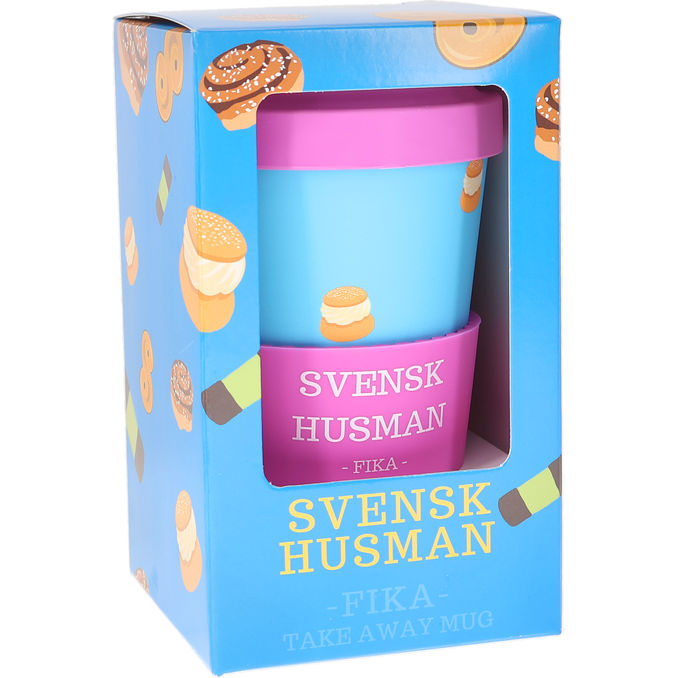 Läs mer om Svensk husman Take Away Mugg Semla