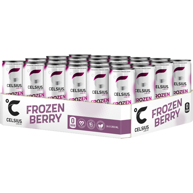 Läs mer om Celsius Celcius Frozen Berry 24-pack