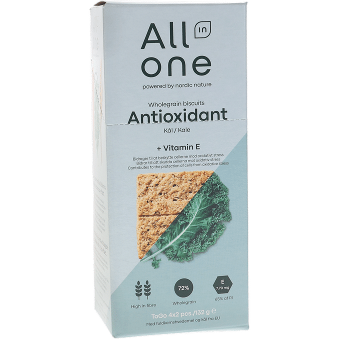 All In One Fuldkorns Kiks Grønkål & Antioxidant