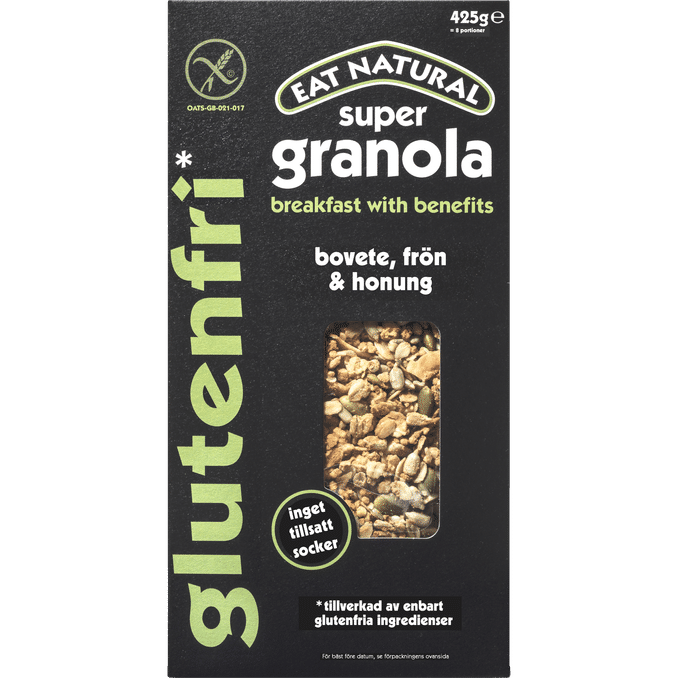Läs mer om Eat Natural Super Granola Glutenfri