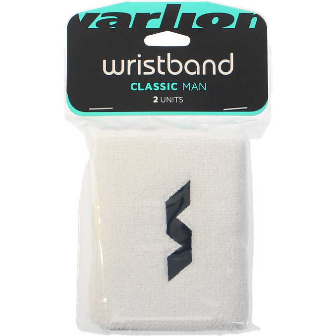 Varlion 2 x Svettband Vitt Man 2-pack
