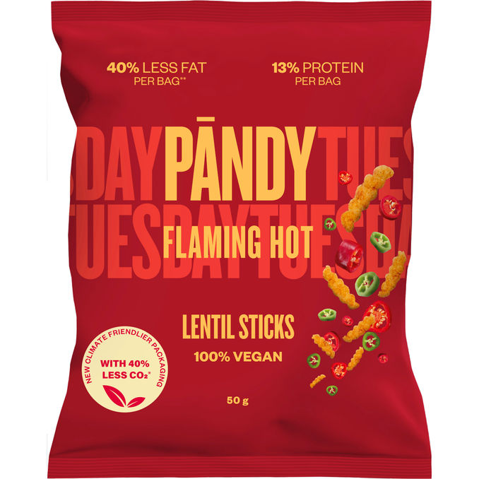 Pändy Linsechips Flaming Hot