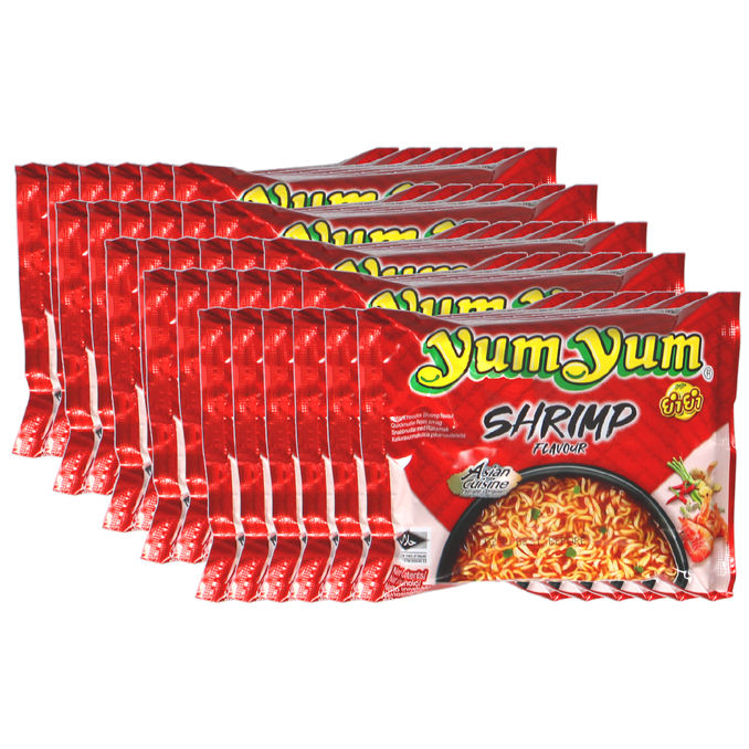 Yum Yum Snabbnudlar Räka 30-Pack