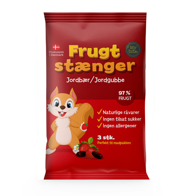 MyBite Frugtstænger Jordbær
