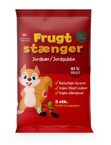 Bedst før: 24.06.2028 MyBite Frugtstænger Jordbær