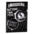 Pechkeks Buttons Twin Peaks "Du nervst!", 2er Set