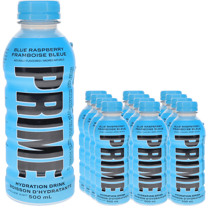 Läs mer om PRIME Hydration Blue Raspberry 12-pack
