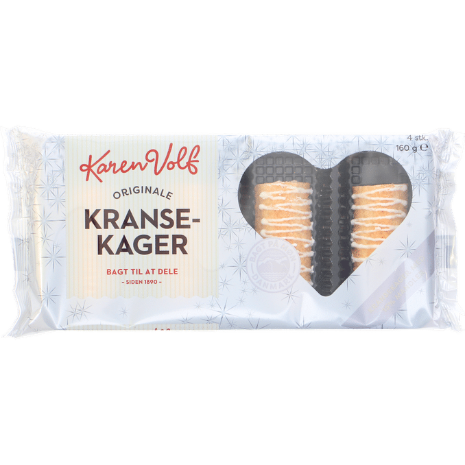 Karen Volf Kranskakor Mandel 4-pack