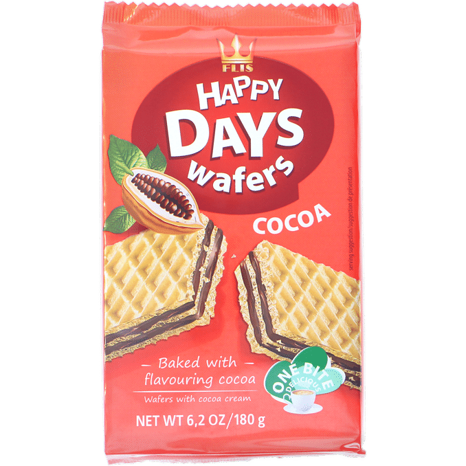 Happy Days 3 x Wafers Choklad Kex