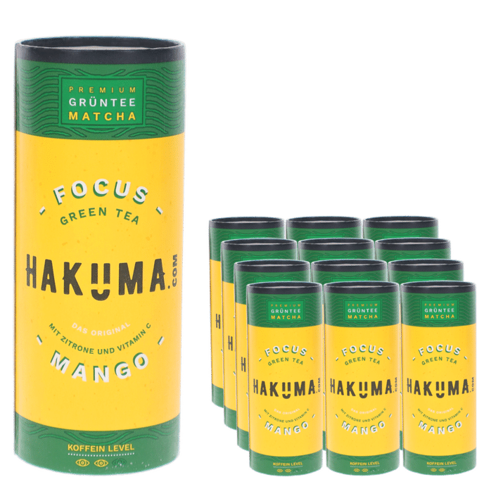 Läs mer om Hakuma Matcha Grönt Te Mango 12-pack
