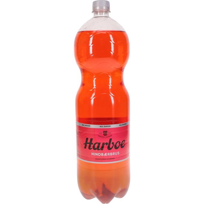 Haribo Harboe Hindbær Sodavand Sukkerfri 2L