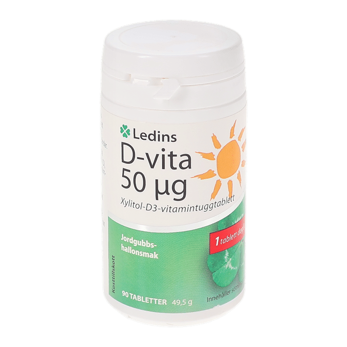 Ledins D-Vitamin 50 µg 90stk