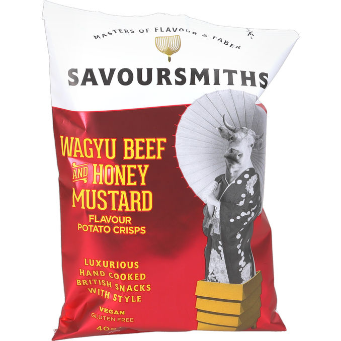 Savoursmiths Chips Vegan Wagyu & Honey Mustard