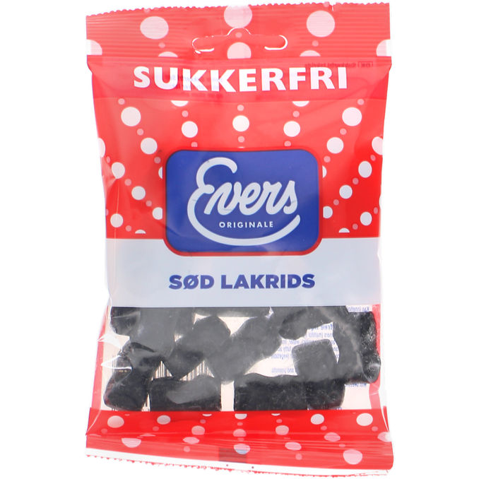 Evers Sukkerfri Sød Lakrids