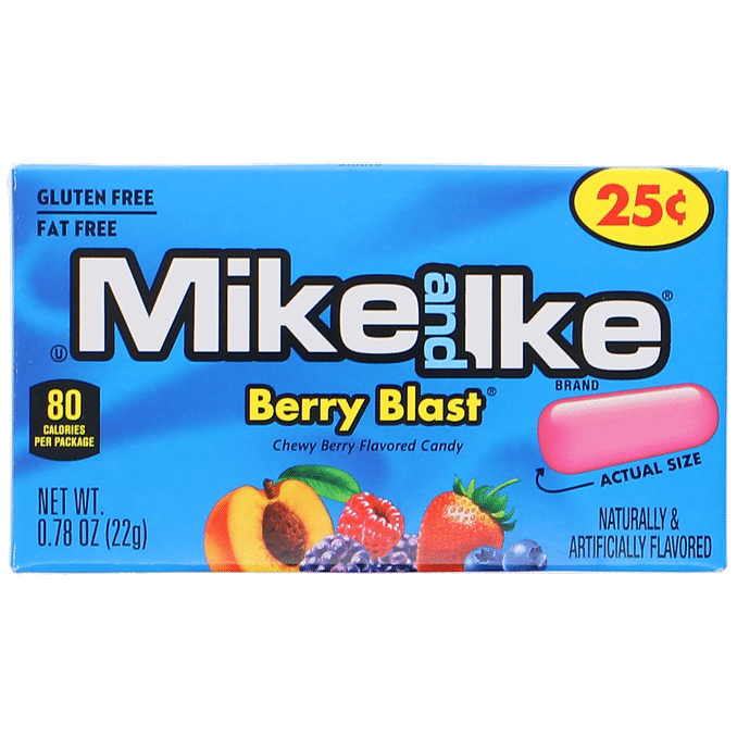 Läs mer om Mike & Ike 3 x Fruktgodis Berry Blast