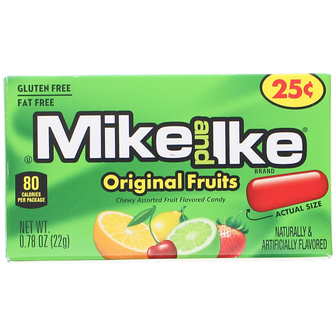 Mike & Ike 3 x Fruktgodis