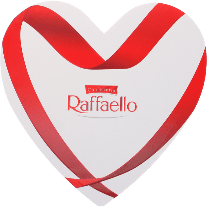 Läs mer om Raffaello Rafaello Kokospraliner Hjärtask