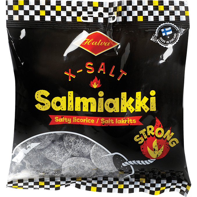 Halva X-Salt Salmiak Lakridser 120g