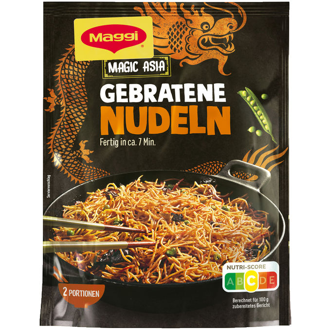 Maggi Gebratene Nudeln mit Gemüse