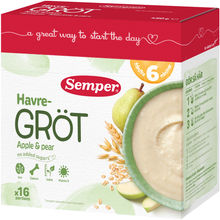 Havregrød med Æble & Pære