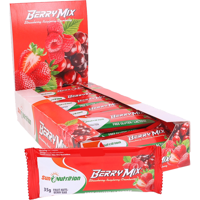 Sun Nutrition Energybar BerryMix 24-pak