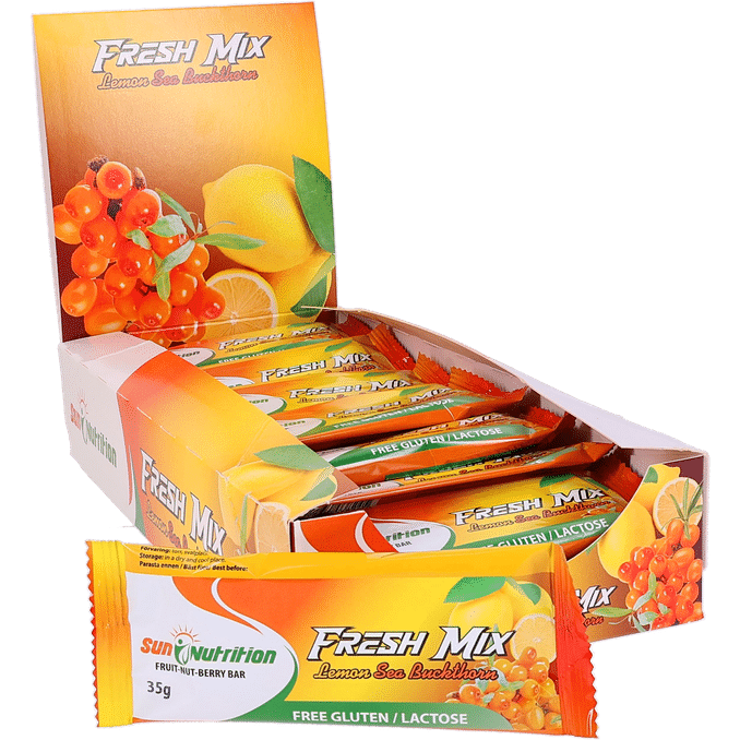 Läs mer om Sun Nutrition Energybar FreshMix 24-pack