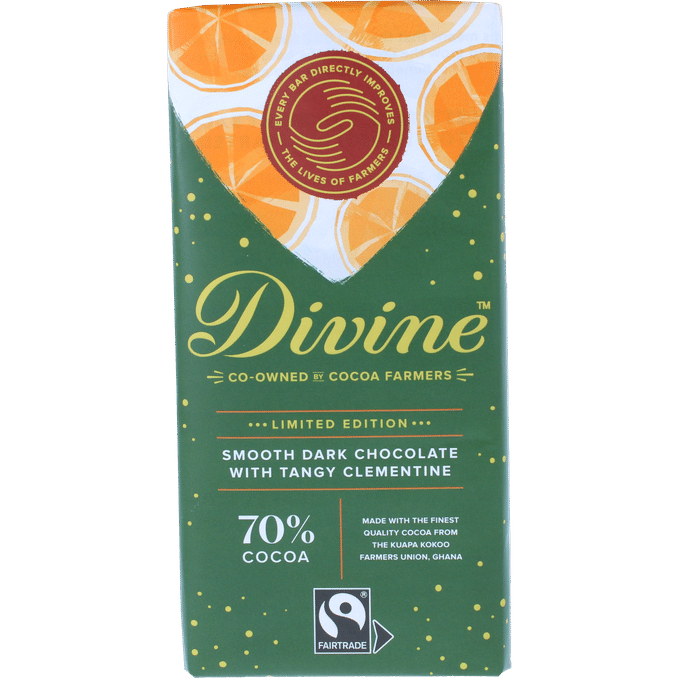Divine Mørk Chokolade Clementine
