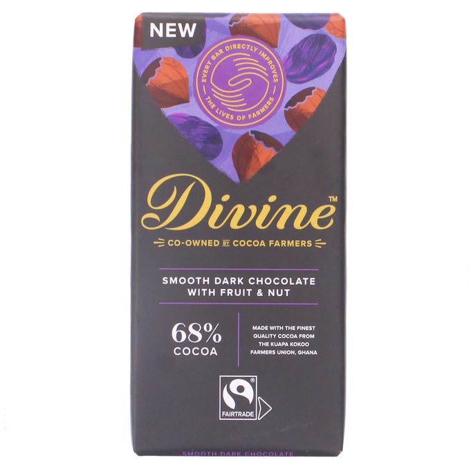 Divine Mørk Chokolade m. Frugt & Nødder
