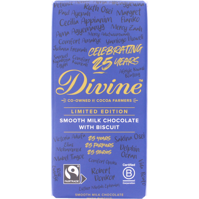 Läs mer om Divine Mjölkchoklad Kex