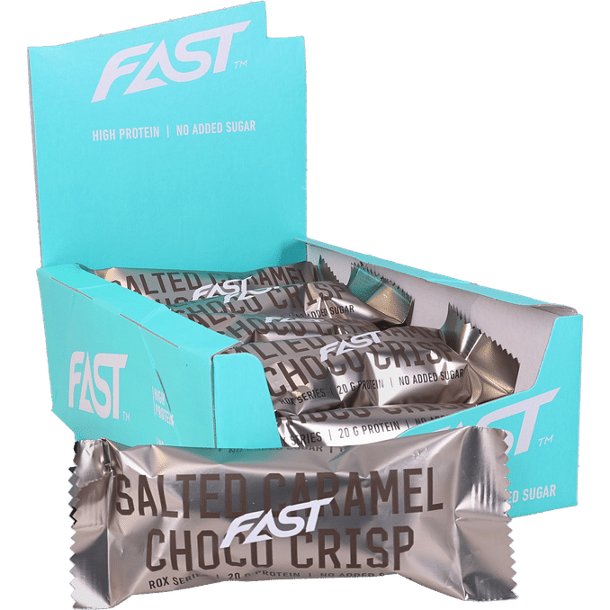 Fast Proteiinipatukat Salted Caramel Choco Crisp 15-pack