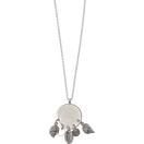 Bud to Rose Bud Necklace  Silver 