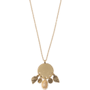 Bud to Rose Bud Necklace  Gold 