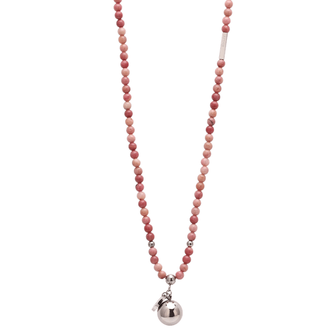 Bud to Rose Halsband Rosa Silver 
