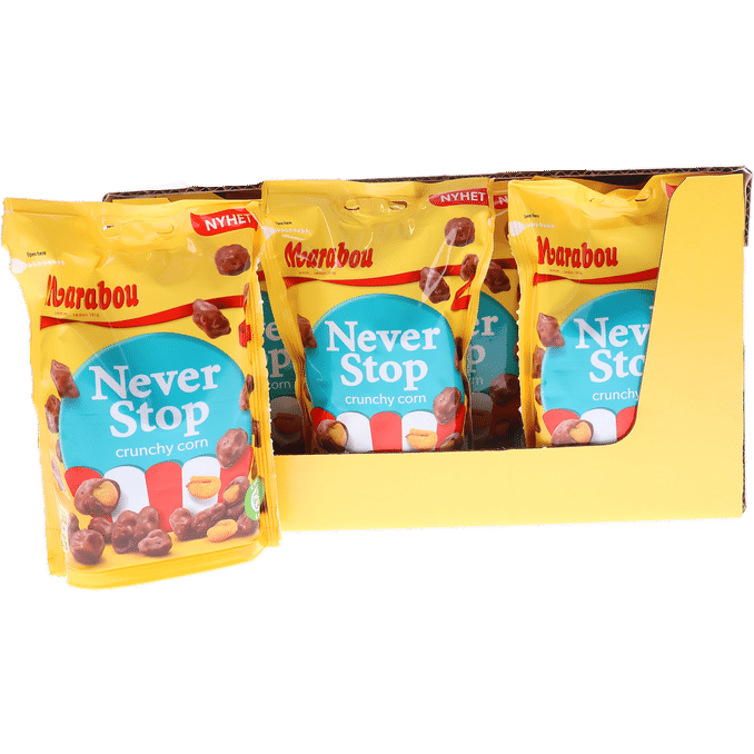 Marabou Never Stop Crunchy Corn 15-pack
