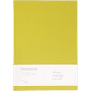 Burde Bur Anteckningsbok, grön linnetextil, olinj, A4 1pcs