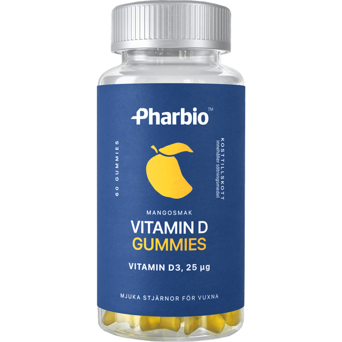 Läs mer om Pharbio 2 x D-vitamin Gummies