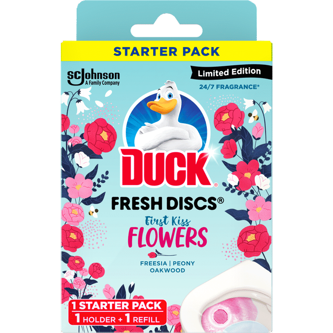 Duck WC-raikastin Flowers