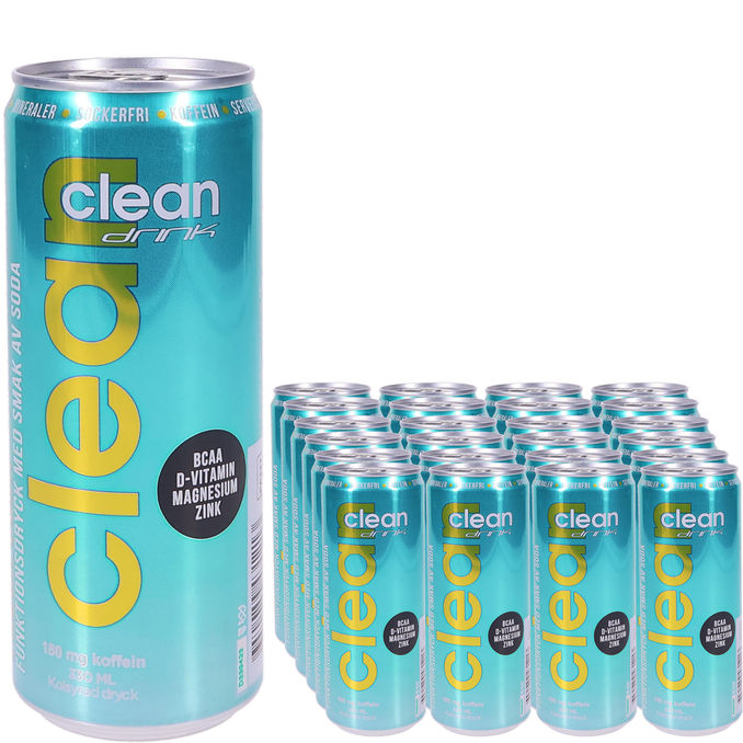 Clean Drink Energidryck Fresh Soda 24-pack