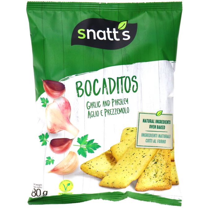 Snatts Brot Cracker Knoblauch & Petersilie