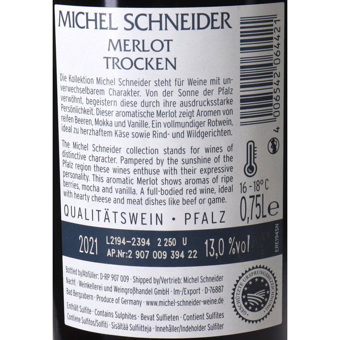 Schneider Merlot 13% 