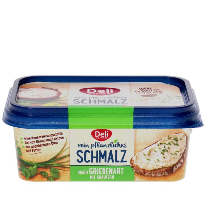Deli Reform Pflanzliches Schmalz nach Griebenart mit Kräuter