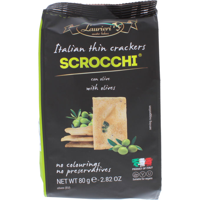 Laurieri Italienische Cracker Olive