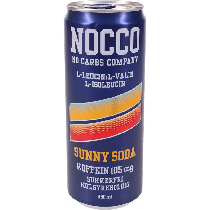 Nocco Energidrik Sunny Soda Sukkerfri 33cl