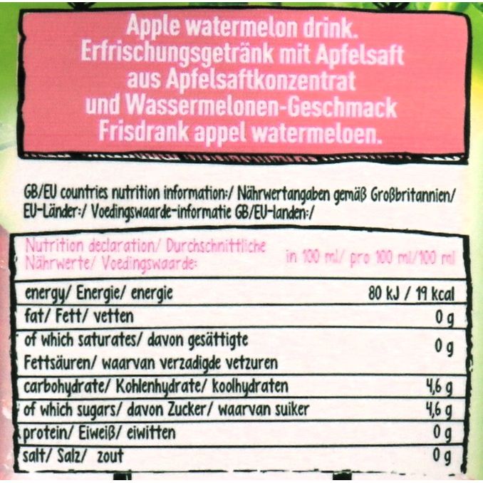 Tymbark Apfel Wassermelonen-Saft, 6er Pack