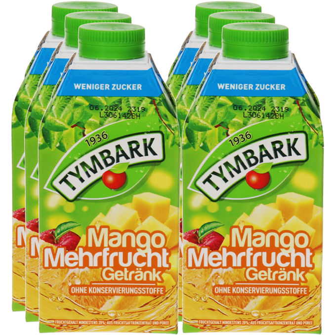 Tymbark Mango Mehrfruchtsaft, 6er Pack
