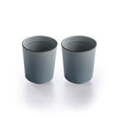 Keltum Steingut Becher "Smokey Blue", 2er Set