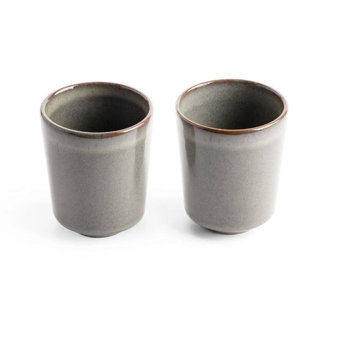 Keltum Steingut Becher "Quartz Glazed", 2er Set