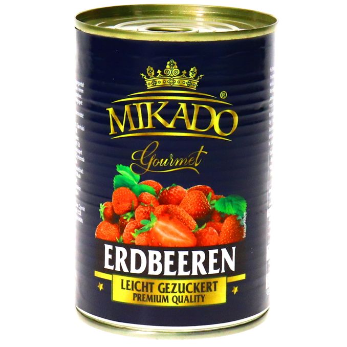 Mikado Erdbeeren gezuckert